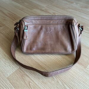Fossil Brown Leather Shoulder Bag
